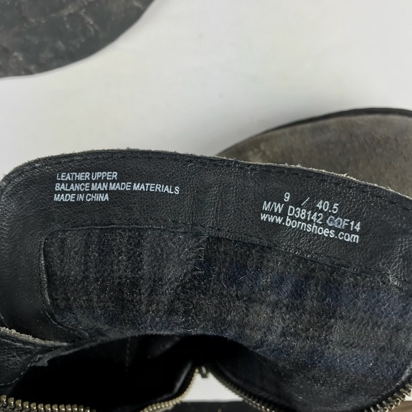 BORN brown leather ankle boot, 9 - Picture 7 of 8